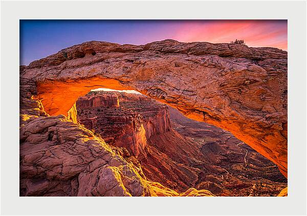 Golden Glow Over Mesa Arch