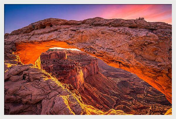 Golden Glow Over Mesa Arch