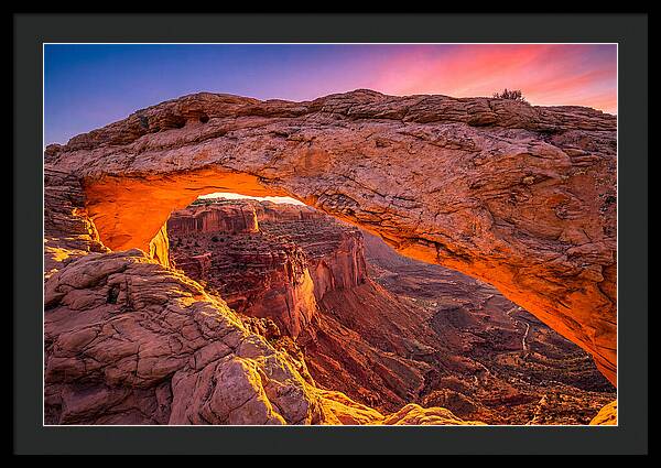 Golden Glow Over Mesa Arch