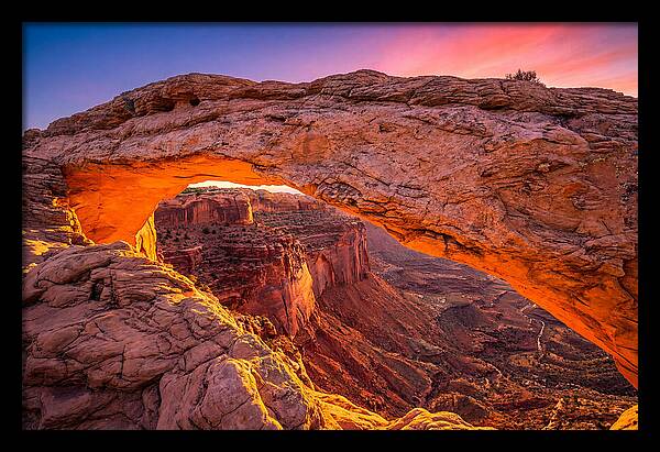 Golden Glow Over Mesa Arch