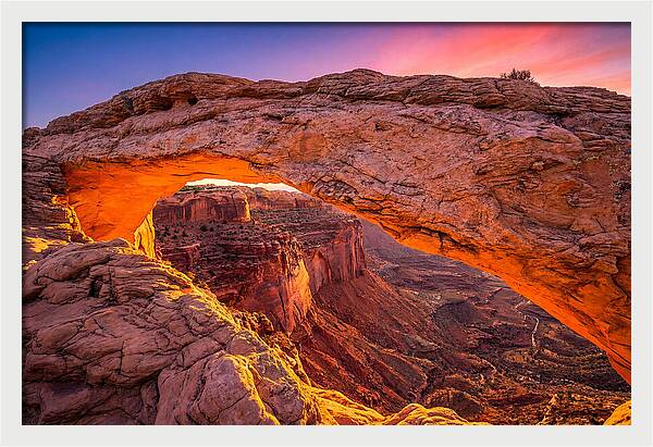 Golden Glow Over Mesa Arch