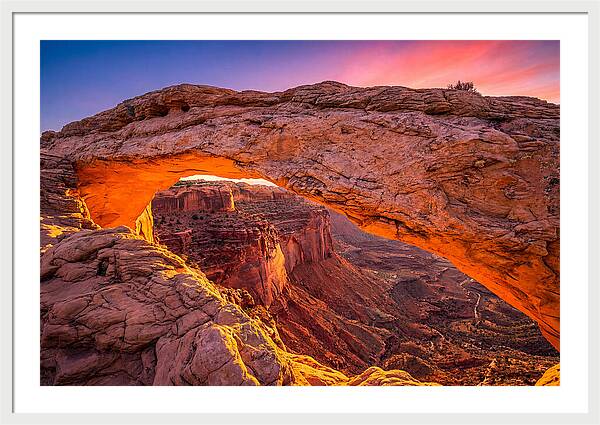 Golden Glow Over Mesa Arch