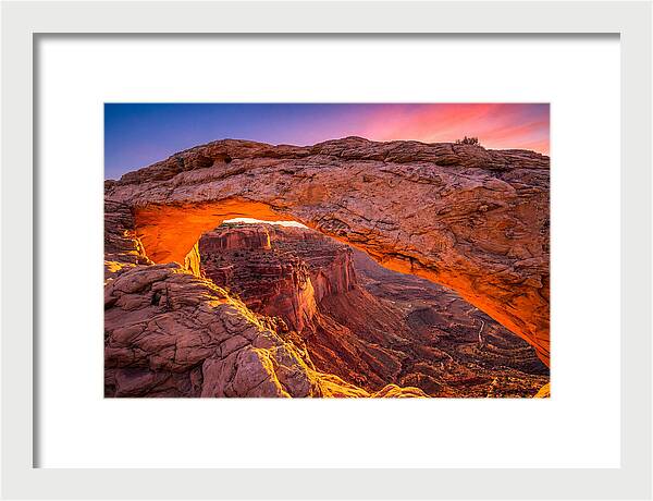 Golden Glow Over Mesa Arch