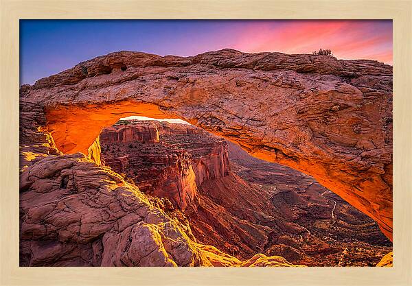 Golden Glow Over Mesa Arch