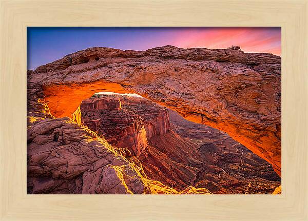 Golden Glow Over Mesa Arch