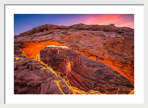 Golden Glow Over Mesa Arch