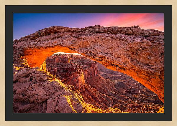 Golden Glow Over Mesa Arch