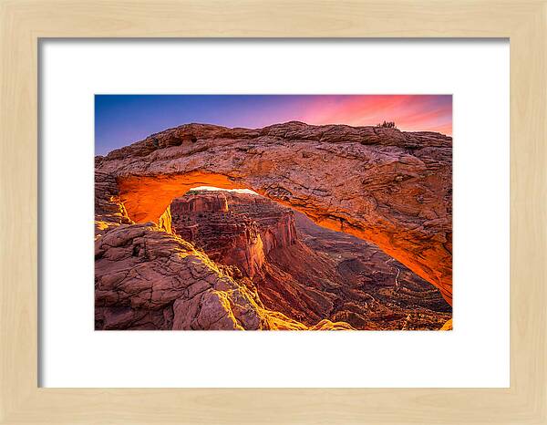 Golden Glow Over Mesa Arch