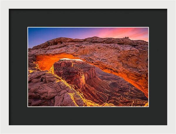 Golden Glow Over Mesa Arch