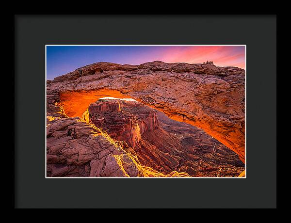 Golden Glow Over Mesa Arch