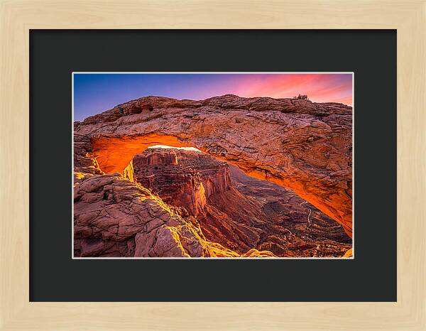 Golden Glow Over Mesa Arch