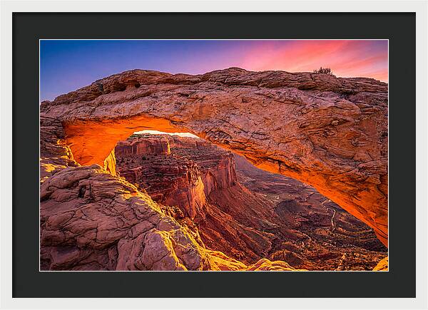 Golden Glow Over Mesa Arch