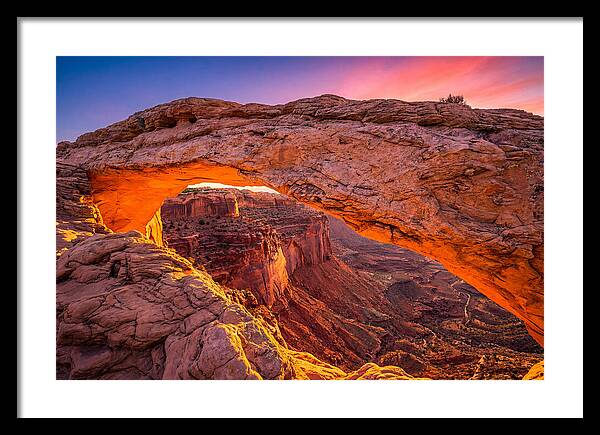 Golden Glow Over Mesa Arch