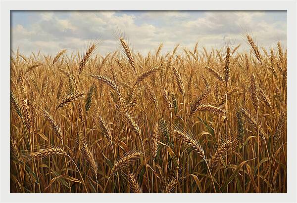 Golden Grain Field Serenity