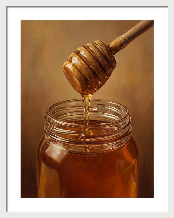 Golden Honey Dripping Elegance