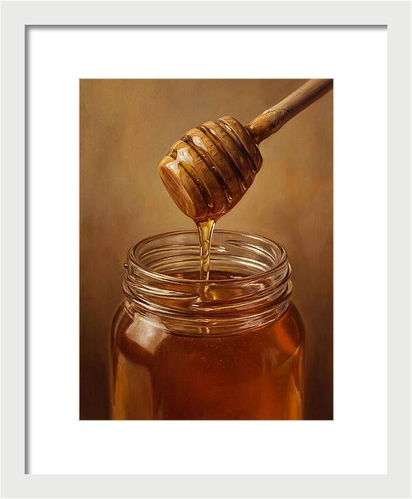 Golden Honey Dripping Elegance