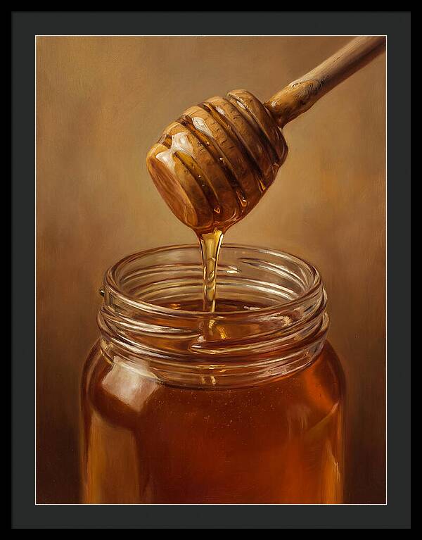 Golden Honey Dripping Elegance