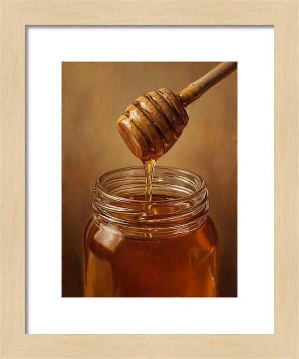 Golden Honey Dripping Elegance