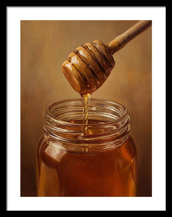 Golden Honey Dripping Elegance
