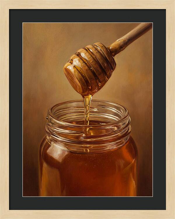Golden Honey Dripping Elegance
