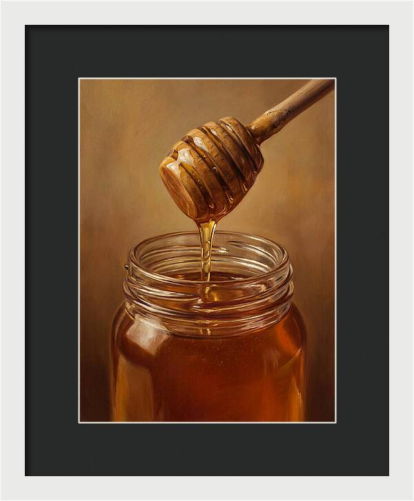 Golden Honey Dripping Elegance