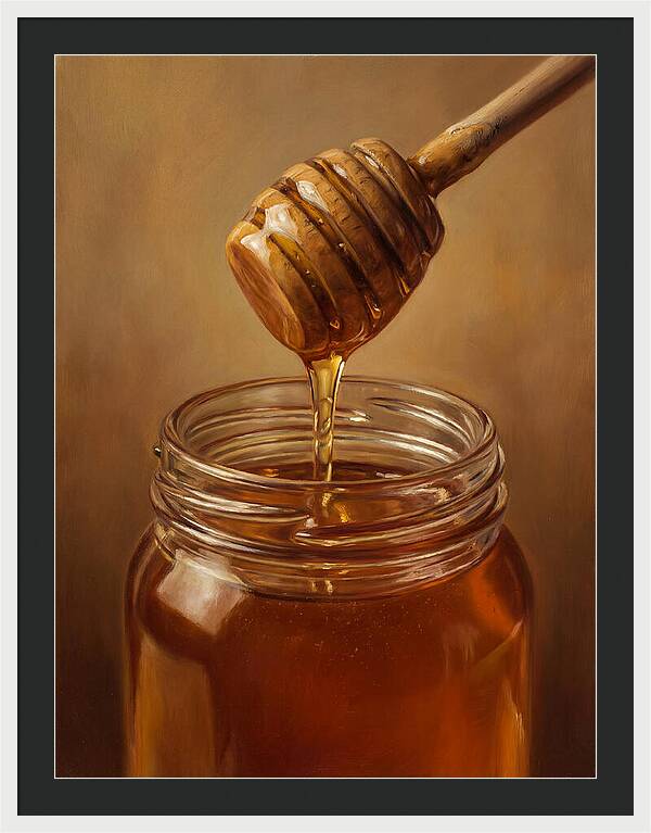 Golden Honey Dripping Elegance
