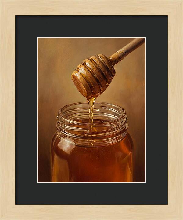 Golden Honey Dripping Elegance