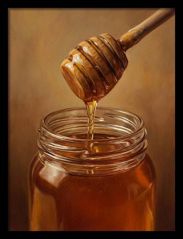 Golden Honey Dripping Elegance