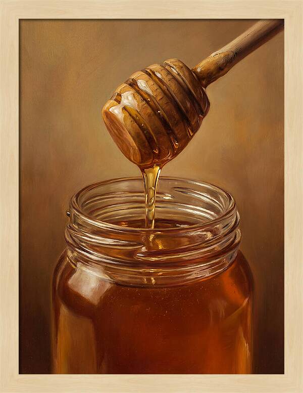 Golden Honey Dripping Elegance