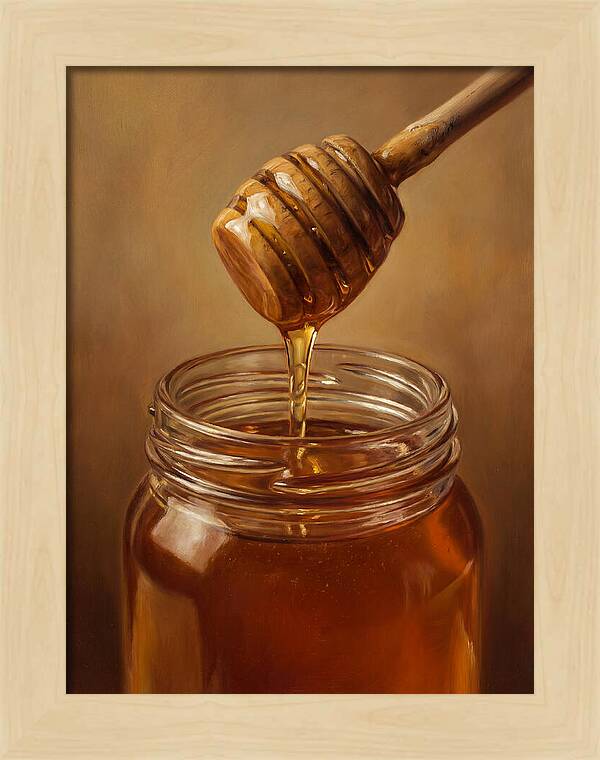 Golden Honey Dripping Elegance