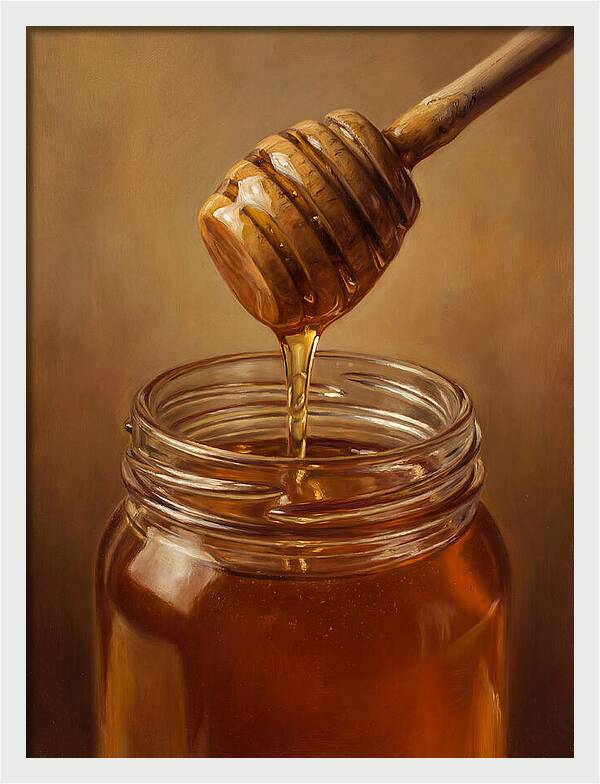 Golden Honey Dripping Elegance