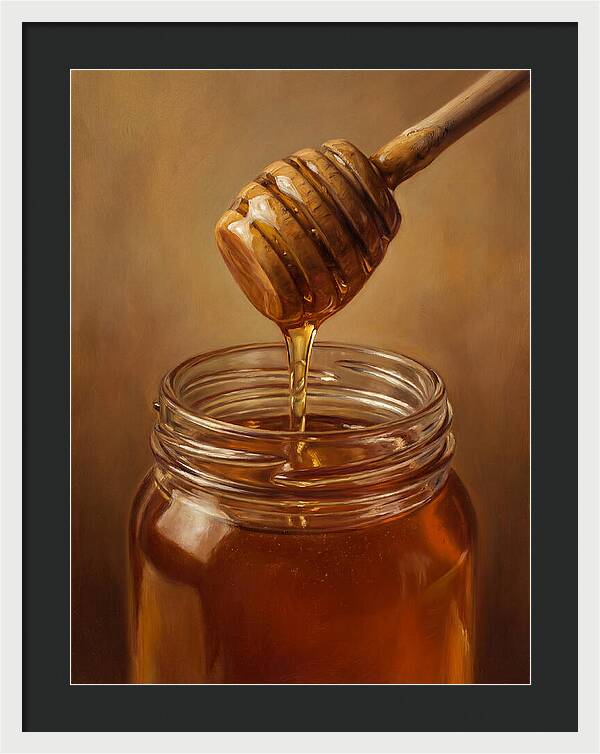 Golden Honey Dripping Elegance