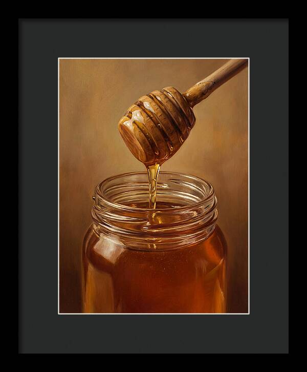 Golden Honey Dripping Elegance