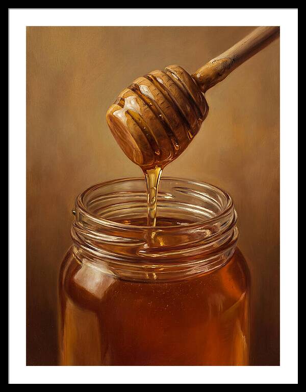 Golden Honey Dripping Elegance