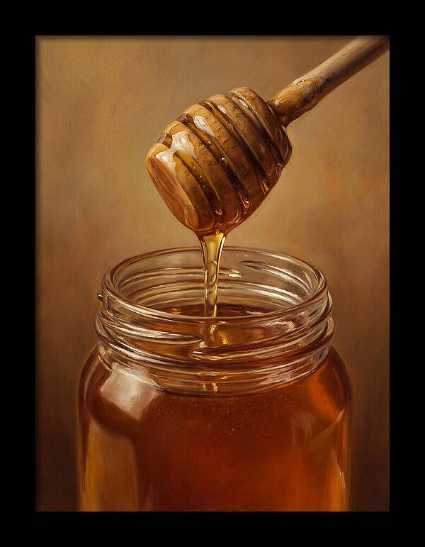 Golden Honey Dripping Elegance