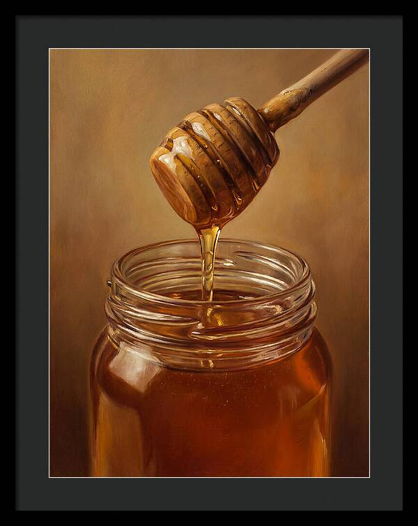 Golden Honey Dripping Elegance