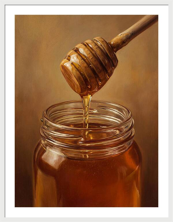 Golden Honey Dripping Elegance