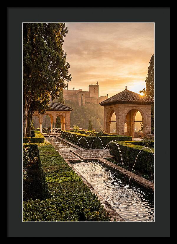 Golden Hour At Generalife Gardens