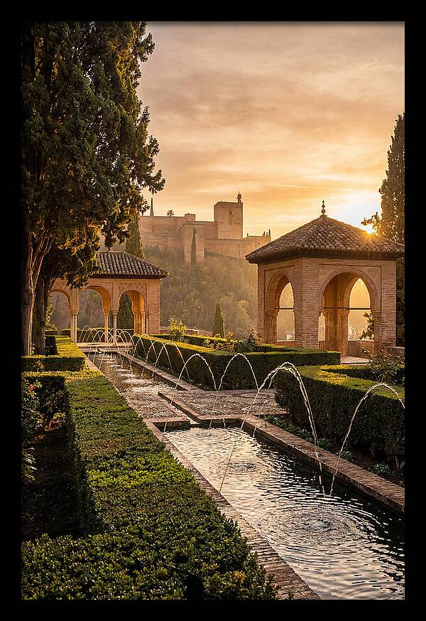 Golden Hour At Generalife Gardens