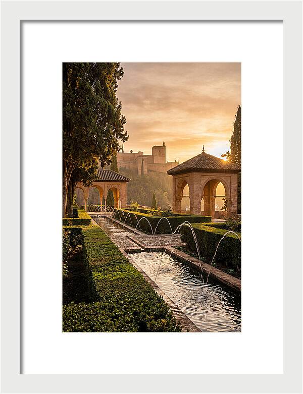 Golden Hour At Generalife Gardens