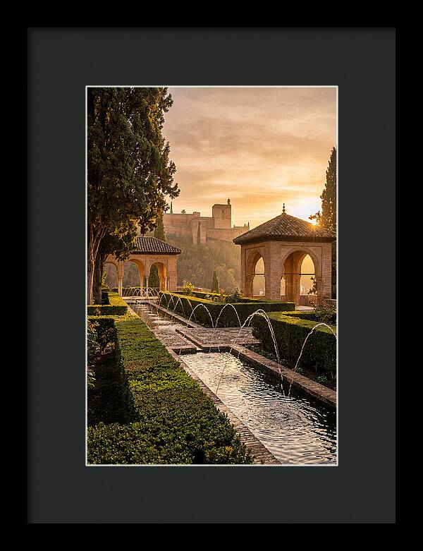 Golden Hour At Generalife Gardens