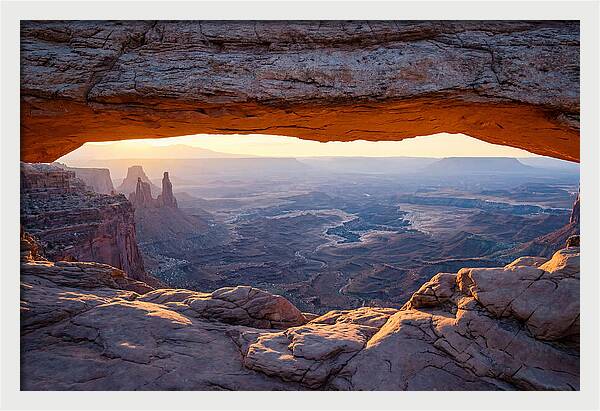 Golden Hour At Mesa Arch