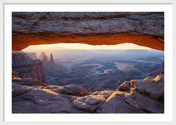 Golden Hour At Mesa Arch
