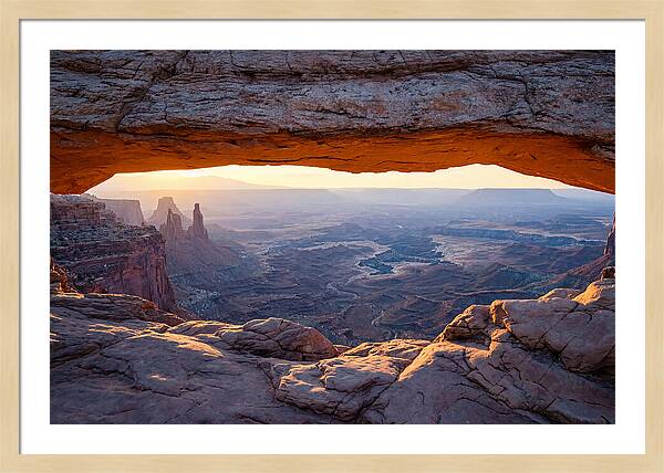 Golden Hour At Mesa Arch