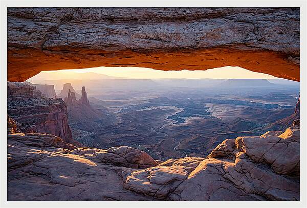 Golden Hour At Mesa Arch