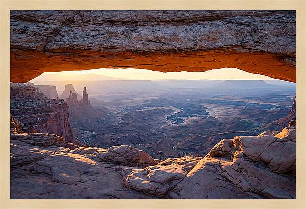 Golden Hour At Mesa Arch