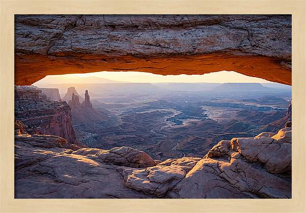 Golden Hour At Mesa Arch