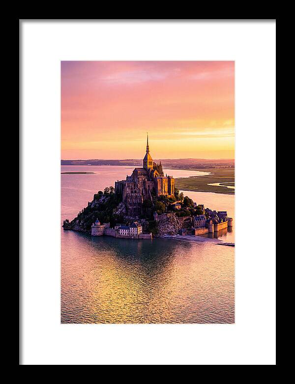 Golden Hour At Mont Saint Michel