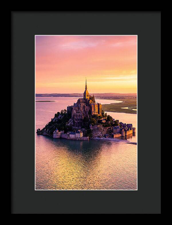 Golden Hour At Mont Saint Michel