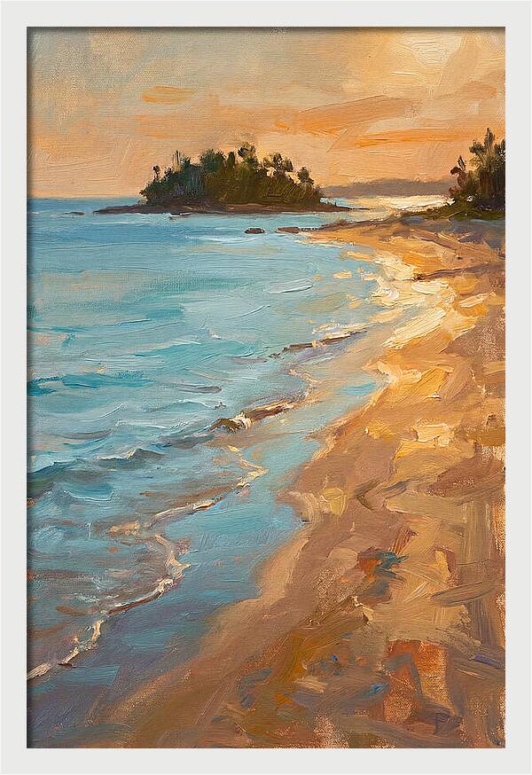 Golden Hour At The Beach